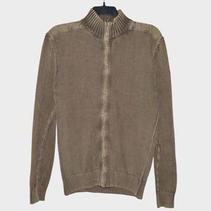 BKE Men’s Standard Fit Long Sleeve full Zip Cardigan Sweater Jacket Size XL